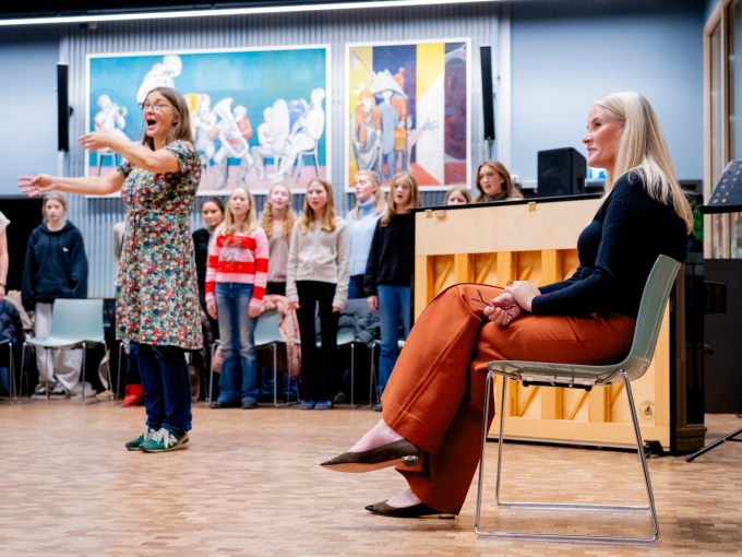 Stemningsfull julemusikk frå Det Norske Jentekor. Foto: Stian Lysberg Solum / NTB